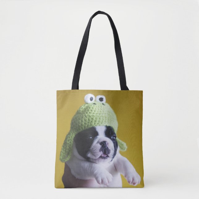 Fransk Bulldog Tygkasse (Framsida)