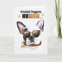 Fransk Bulldog Underbarare HuMOM Mors dag Helgkort