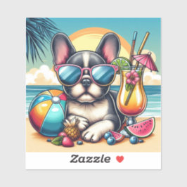 Fransk Bulldog Vinyl Sticker Klistermärken