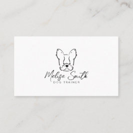 Fransk bulldog visitkort