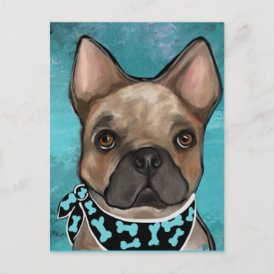 FRANSK BULLDOG VYKORT