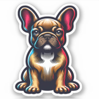 Fransk Bulldog Watersecure Hund Sticker Klistermärken