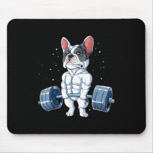 Fransk Bulldog Weightlift Funny Deadlift Gym Musmatta
