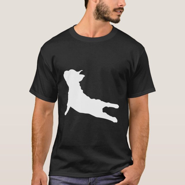 Fransk Bulldog Yoga T Shirt (Framsida)