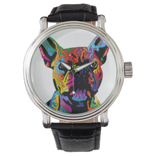 Fransk bulldogg armbandsur