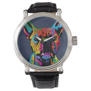 Fransk bulldogg armbandsur