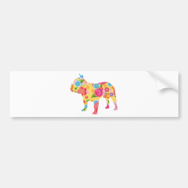 Fransk bulldogg bildekal (Framsidan)