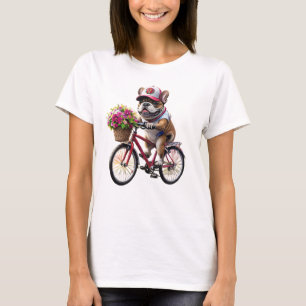 Fransk Bulldogg Cykel French Bulldog T Shirt