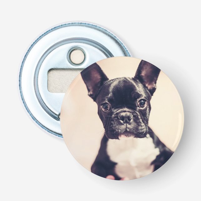 Fransk bulldogg flasköppnare (Framsidan)
