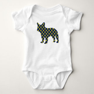 Fransk Bulldogg Fluer de Lis T-shirt