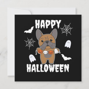 Fransk Bulldogg Halloween-kostym för hund Inbjudningar
