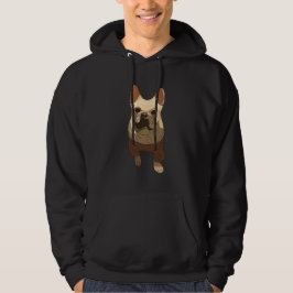 Fransk bulldogg hoodie