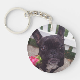 Fransk bulldogg Keychain