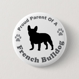 Fransk bulldogg knapp