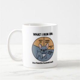 Fransk Bulldogg Koffein Knuffar Rolig Infographic  Kaffemugg