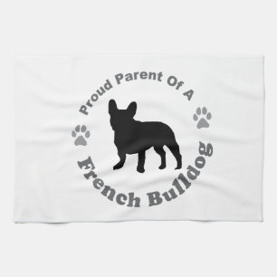 Fransk bulldogg kökshandduk
