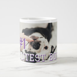 Fransk bulldogg kopp med egen bild PetLove Jumbo Mugg
