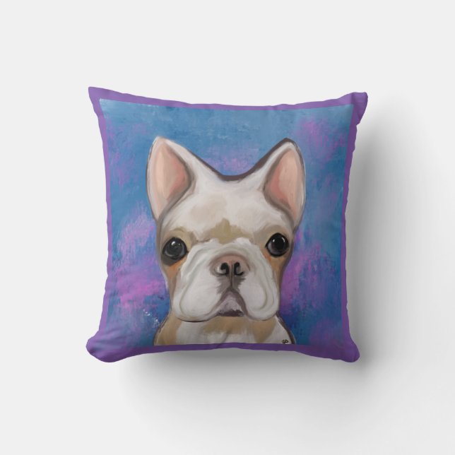 FRANSK BULLDOGG       KUDDE (Framsida)