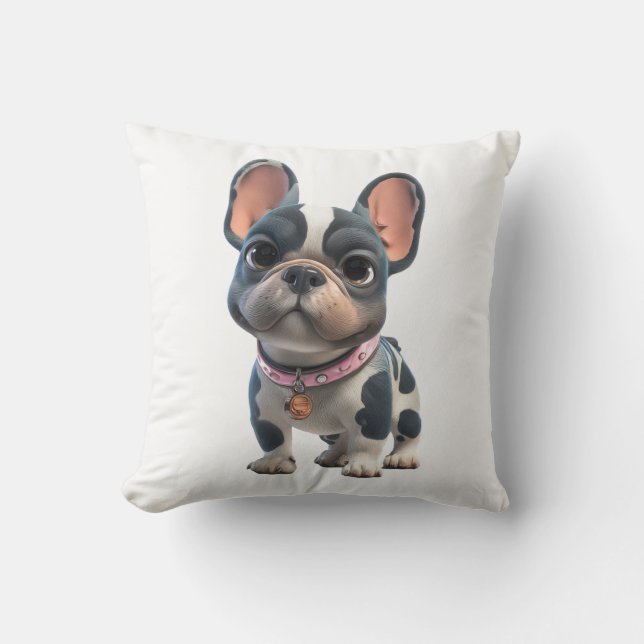 Fransk bulldogg kudde (Framsida)