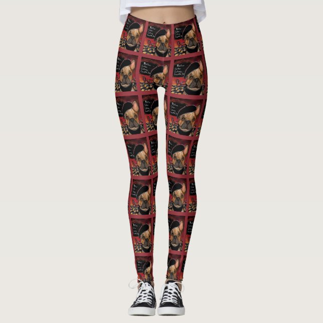 FRANSK BULLDOGG       LEGGINGS (Framsida)