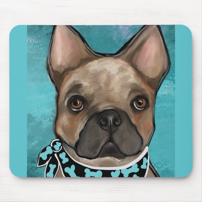FRANSK BULLDOGG         MUSMATTA (Framsidan)