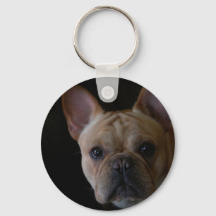 Fransk bulldogg nyckelring