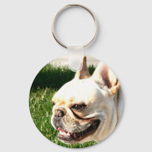 Fransk bulldogg nyckelring