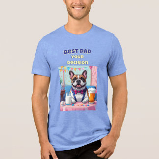 Fransk Bulldogg Pappa Fars Dag T Shirt
