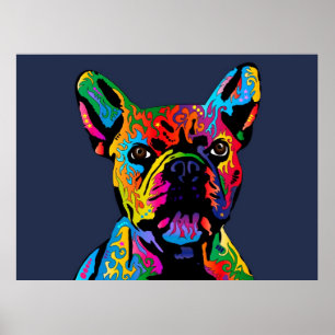 Fransk bulldogg poster