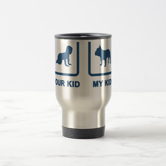 Fransk bulldogg resemugg (Center)