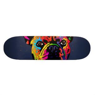 Fransk bulldogg skateboard bräda 21,5 cm