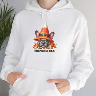 Fransk Bulldogg Söt Halloween Godis Kostym Hoodie