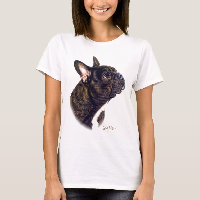 Fransk bulldogg t shirt (Framsida)