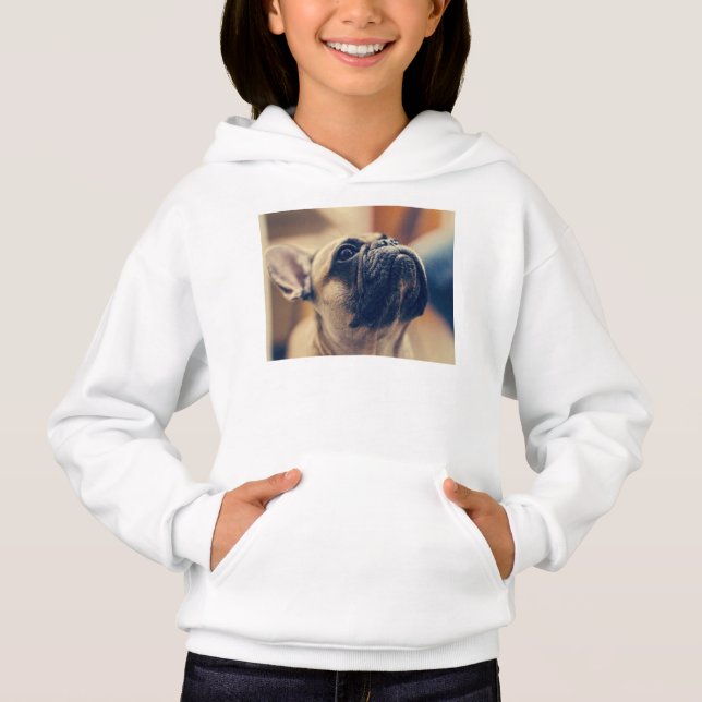 fransk bulldogg t-shirt (Framsida)