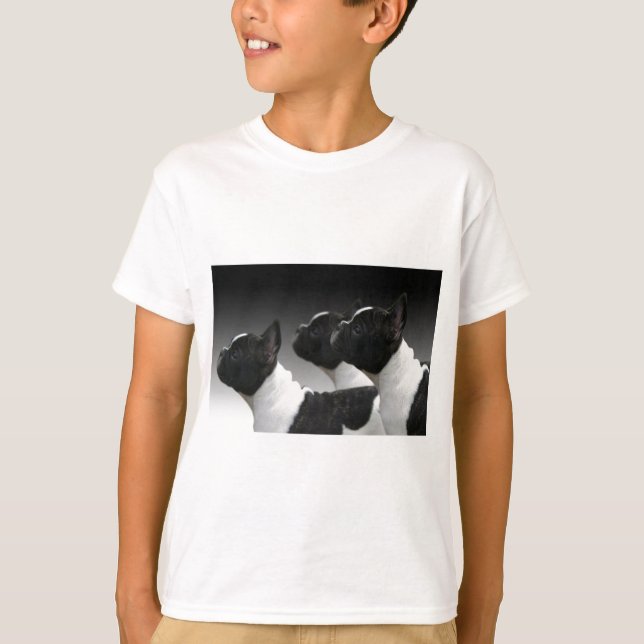 fransk bulldogg t-shirt (Framsida)