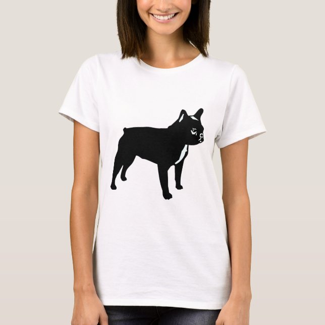 Fransk Bulldogg Tee Shirt (Framsida)