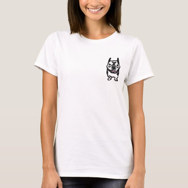 Fransk bulldogg T'shirts Tröja (Framsida)