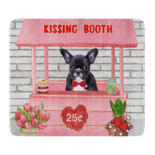 Fransk Bulldogg Valentines Kysstand