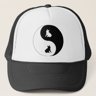 Fransk bulldogg Yin Yang Truckerkeps