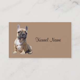 Fransk bulldoggavelsdjurvisitkort visitkort