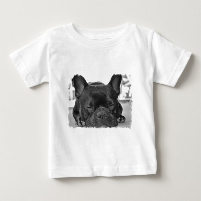 Fransk bulldoggbabyT-tröja T Shirt (Framsida)