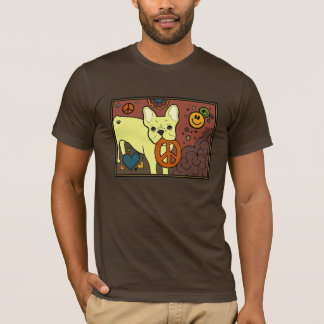 Fransk bulldoggfred t-shirt