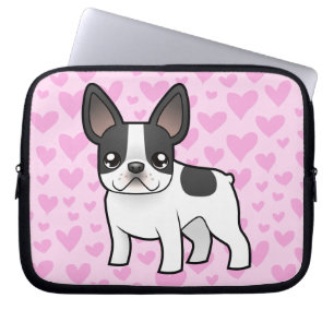 Fransk bulldoggkärlek laptop sleeve