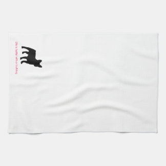 Fransk bulldoggkökshandduk 16" x 24", kökshandduk