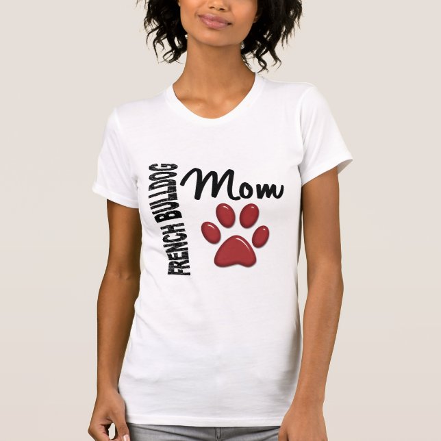 Fransk bulldoggmamma 2 tee (Framsida)