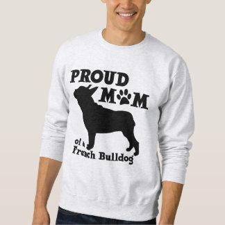 FRANSK BULLDOGGMAMMA LÅNGÄRMAD TRÖJA