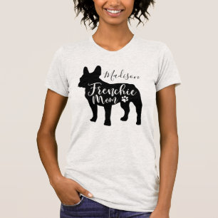 Fransk bulldoggmammaT-tröja för flickor och T Shirt
