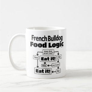 Fransk bulldoggmatlogik kaffemugg