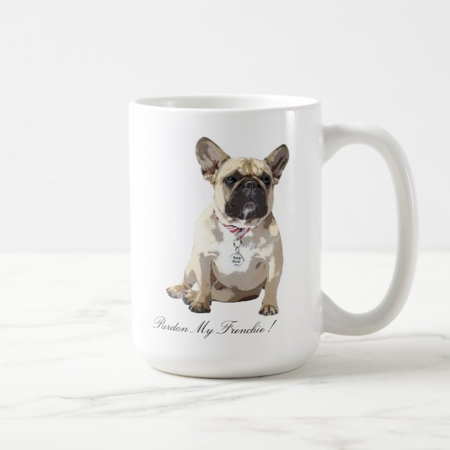 Fransk bulldoggmugg kaffemugg (Höger)