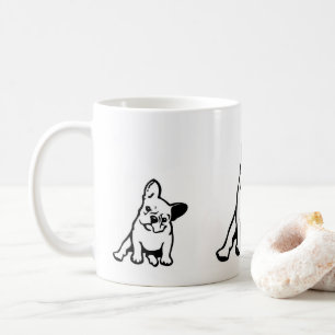 Fransk bulldoggmugg kaffemugg